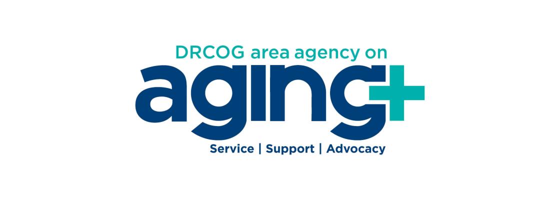 The logo of the Area Agency on Aging in blue and teal against a white background. .